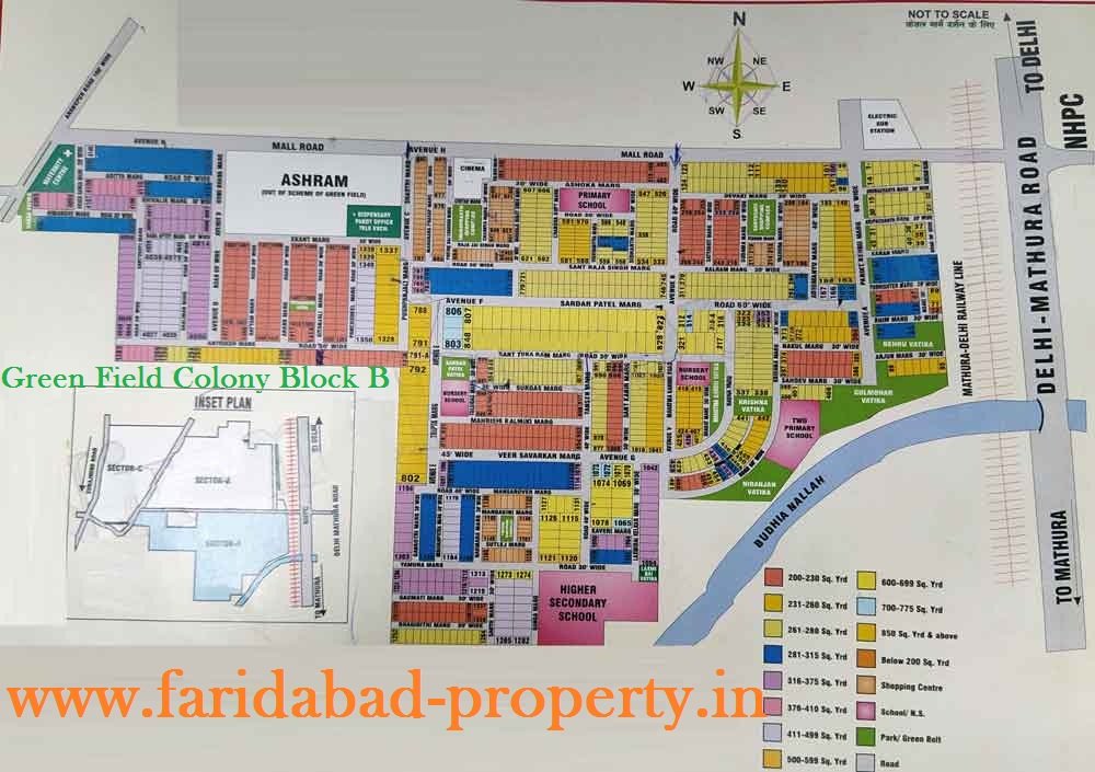 Block B Green Field Colony faridabad Layout Plan Flats for Sale in Green Field Colony Faridabad Block B